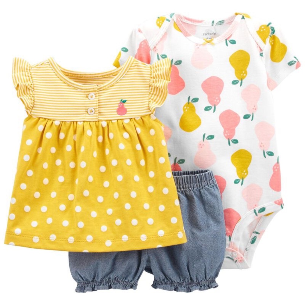 Carters 3Pc Short Set